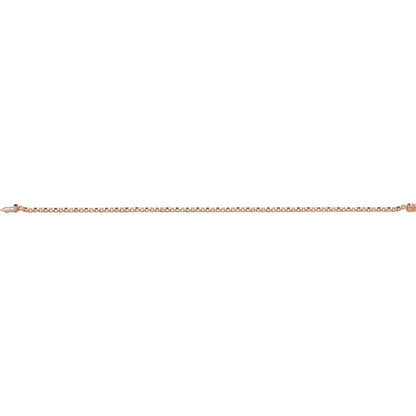 Natural Blue Sapphire & 5/8 CTW Natural Diamond Line 7 1/4" Bracelet