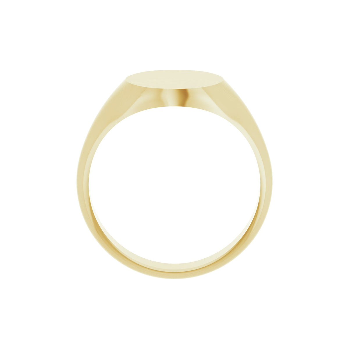 Oval Signet Ring (9 x 7〜14 x 10mm)