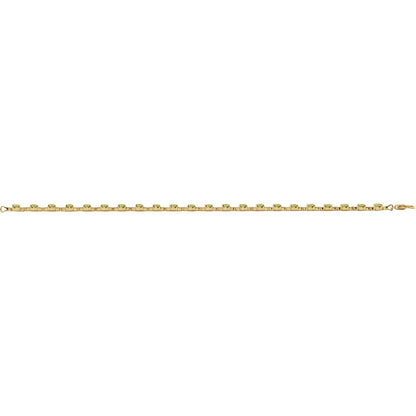 Natural Peridot 7 1/4" Line Bracelet