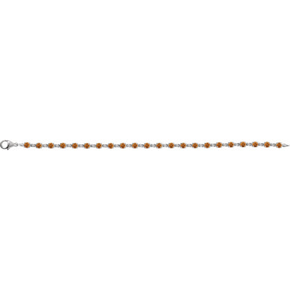 Natural Citrine 7 1/4" Line Bracelet