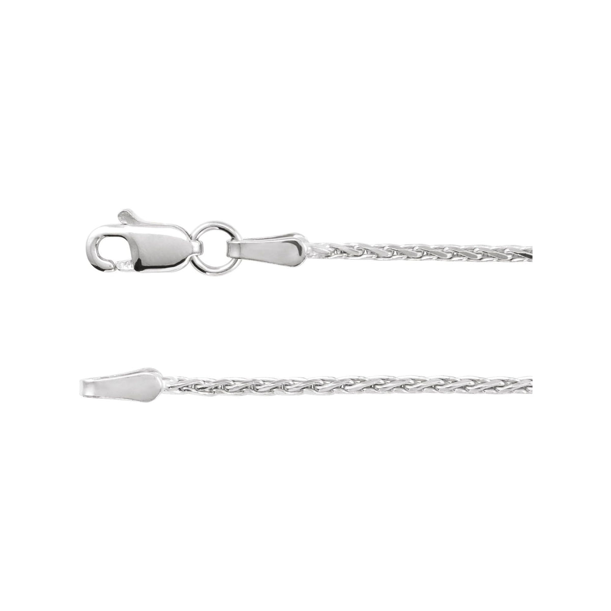 Diamond-Cut Wheat Chain 1.5mm