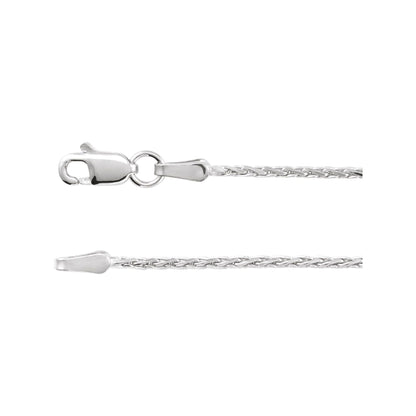 Diamond-Cut Wheat Chain 1.5mm