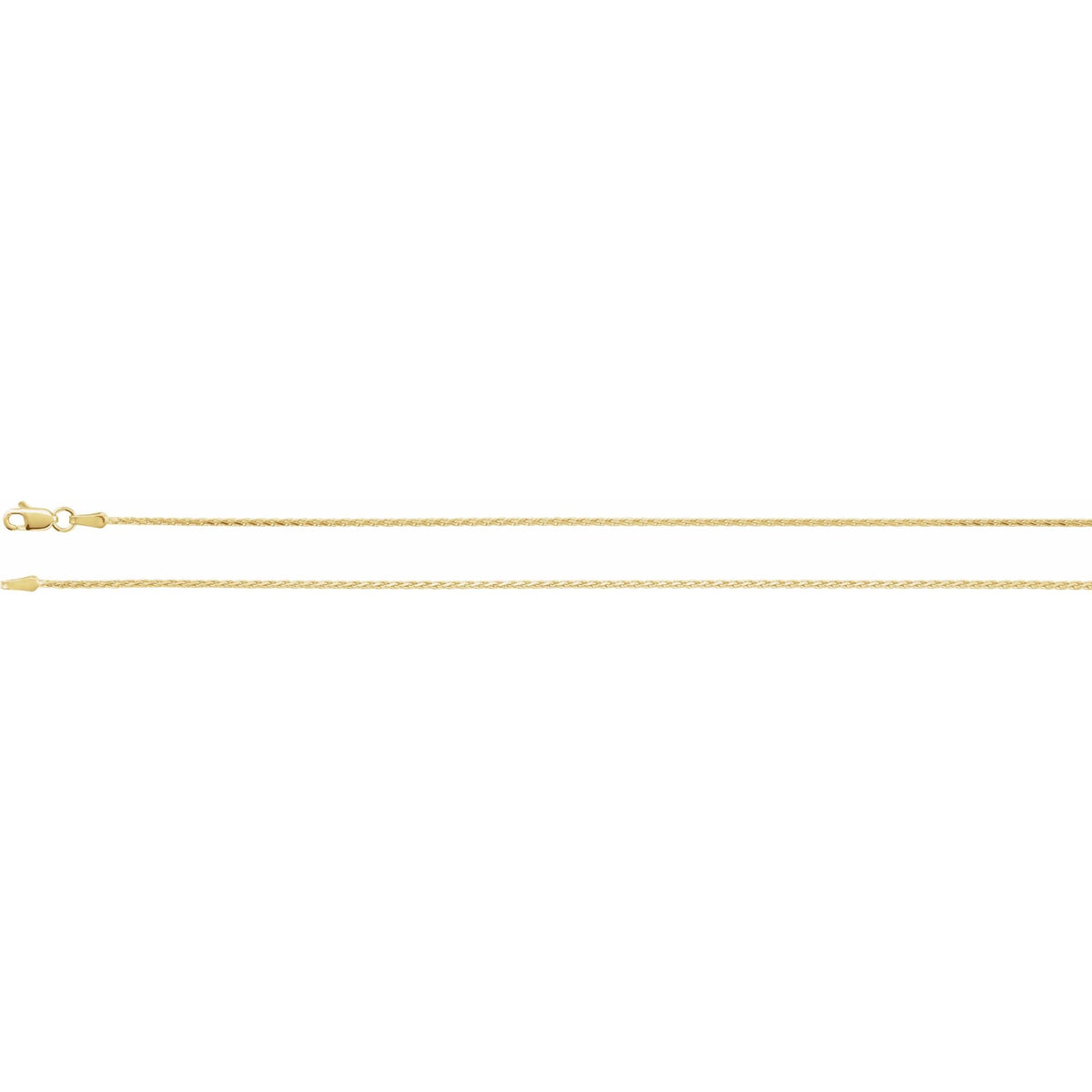 Diamond-Cut Wheat Chain 1.5mm