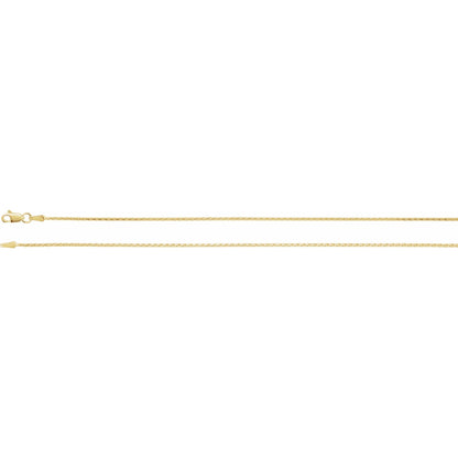 Diamond-Cut Wheat Chain 1.5mm