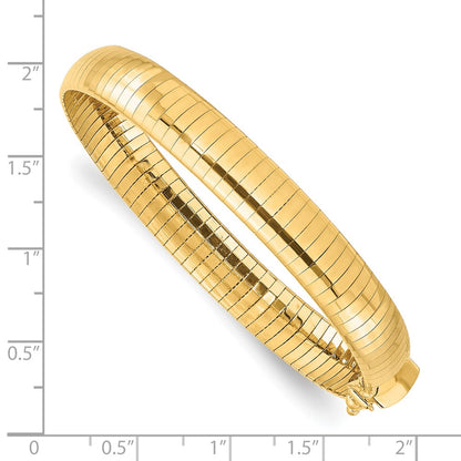 8mm Lightweight Domed Omega Bracelet 7"