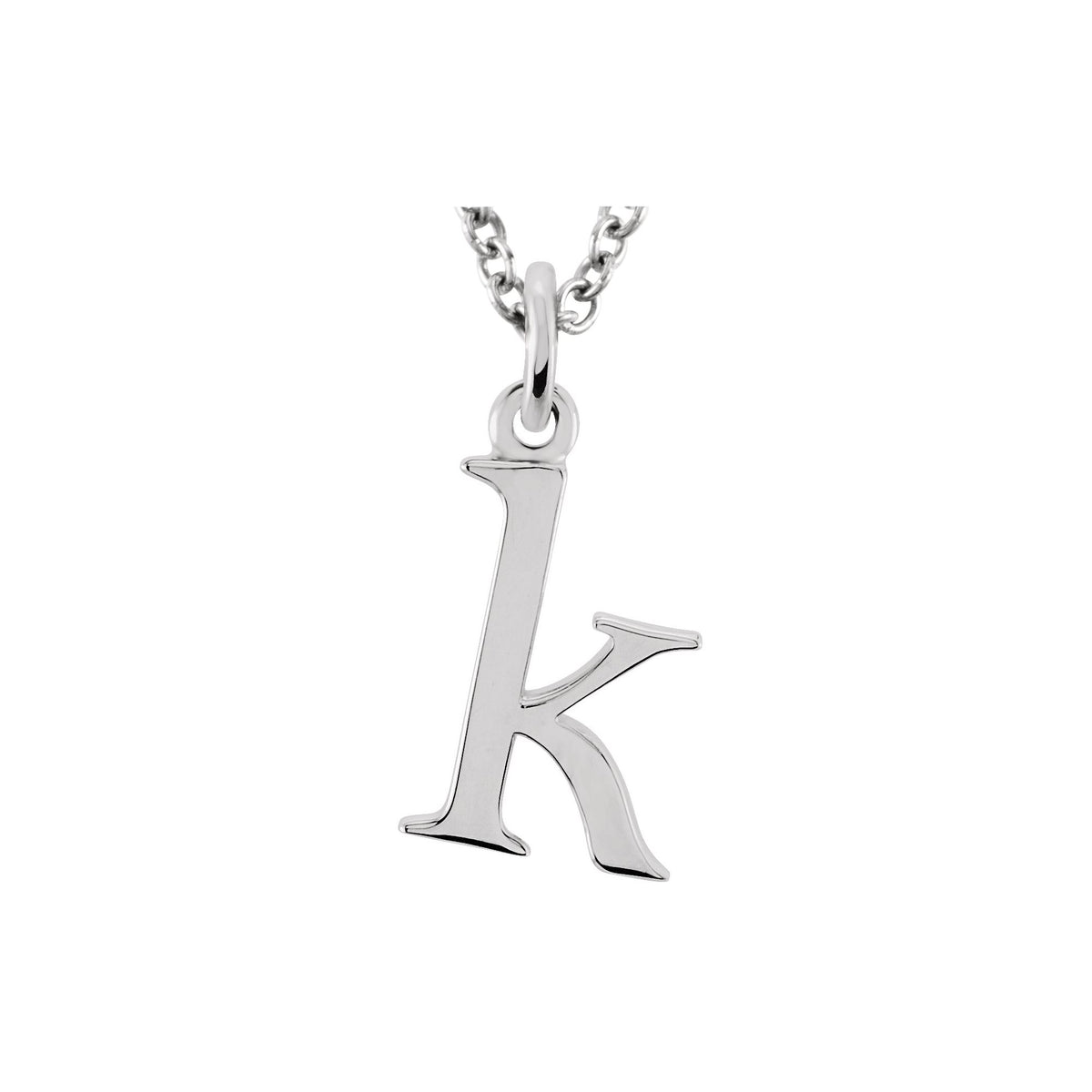 Lowercase Initial 16" Necklace