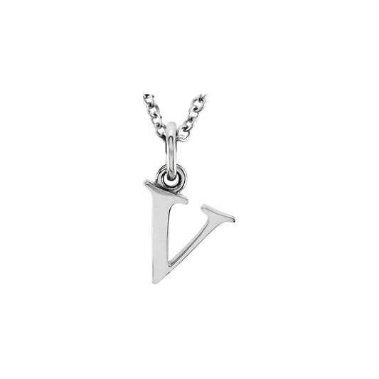 Lowercase Initial 16" Necklace