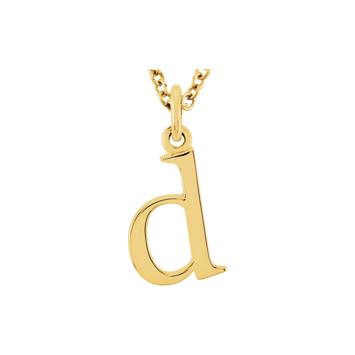 Lowercase Initial 16" Necklace