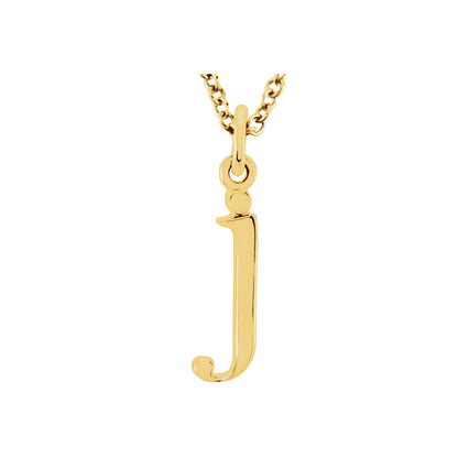 Lowercase Initial 16" Necklace