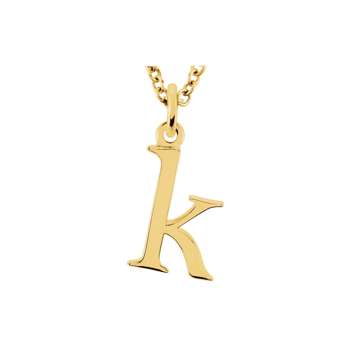 Lowercase Initial 16" Necklace