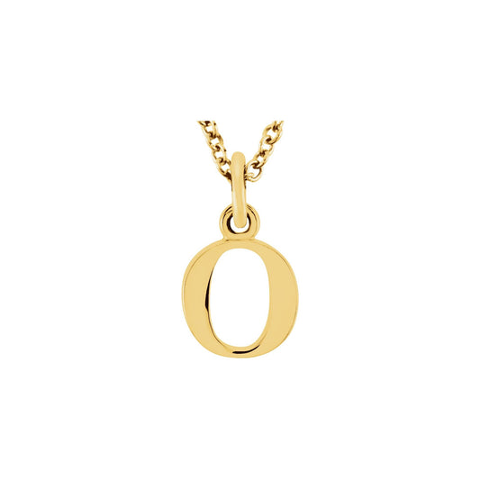 Lowercase Initial Necklace or Charm/Pendant