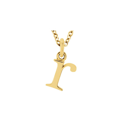 Lowercase Initial 16" Necklace
