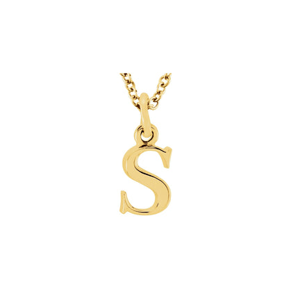 Lowercase Initial 16" Necklace