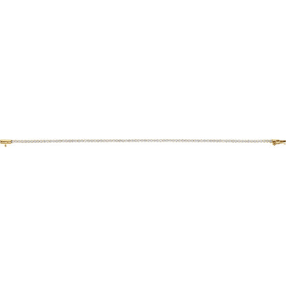 Natural Diamond Lightweight Line Bracelet
