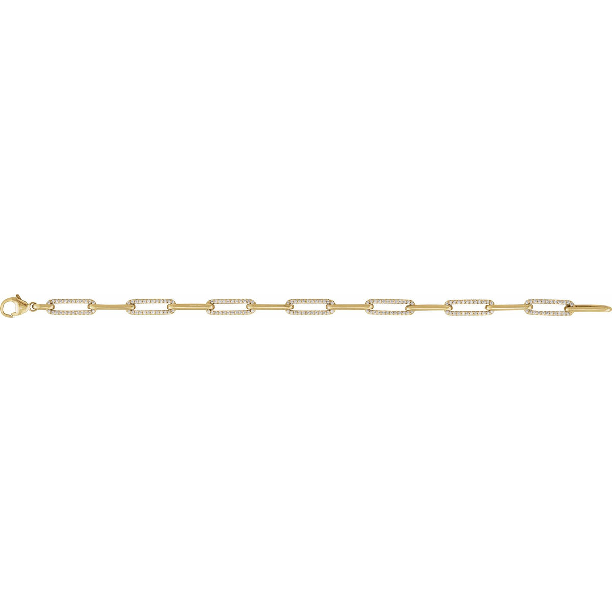 1 CTW Natural Diamond Link 7" Bracelet
