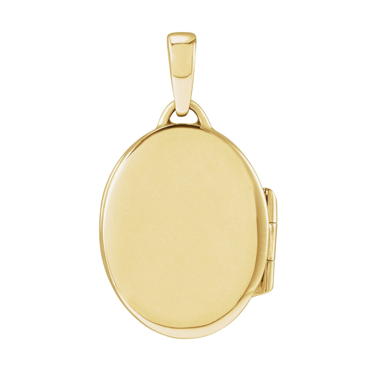 Engravable Oval Locket
