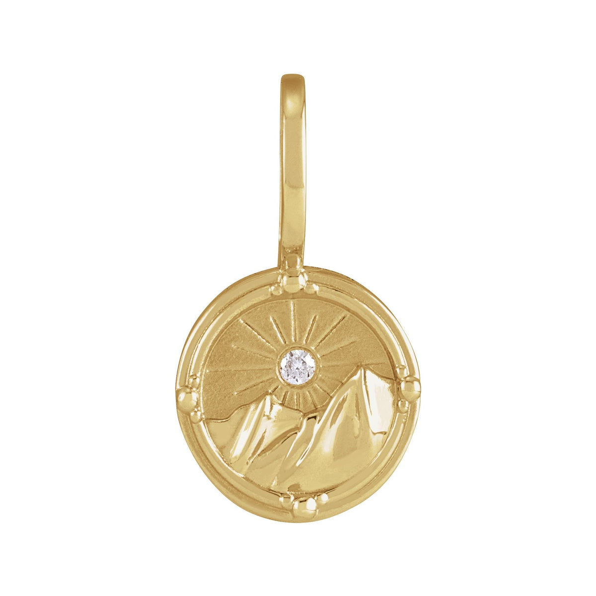 Natural Diamond Element Charm/Pendant