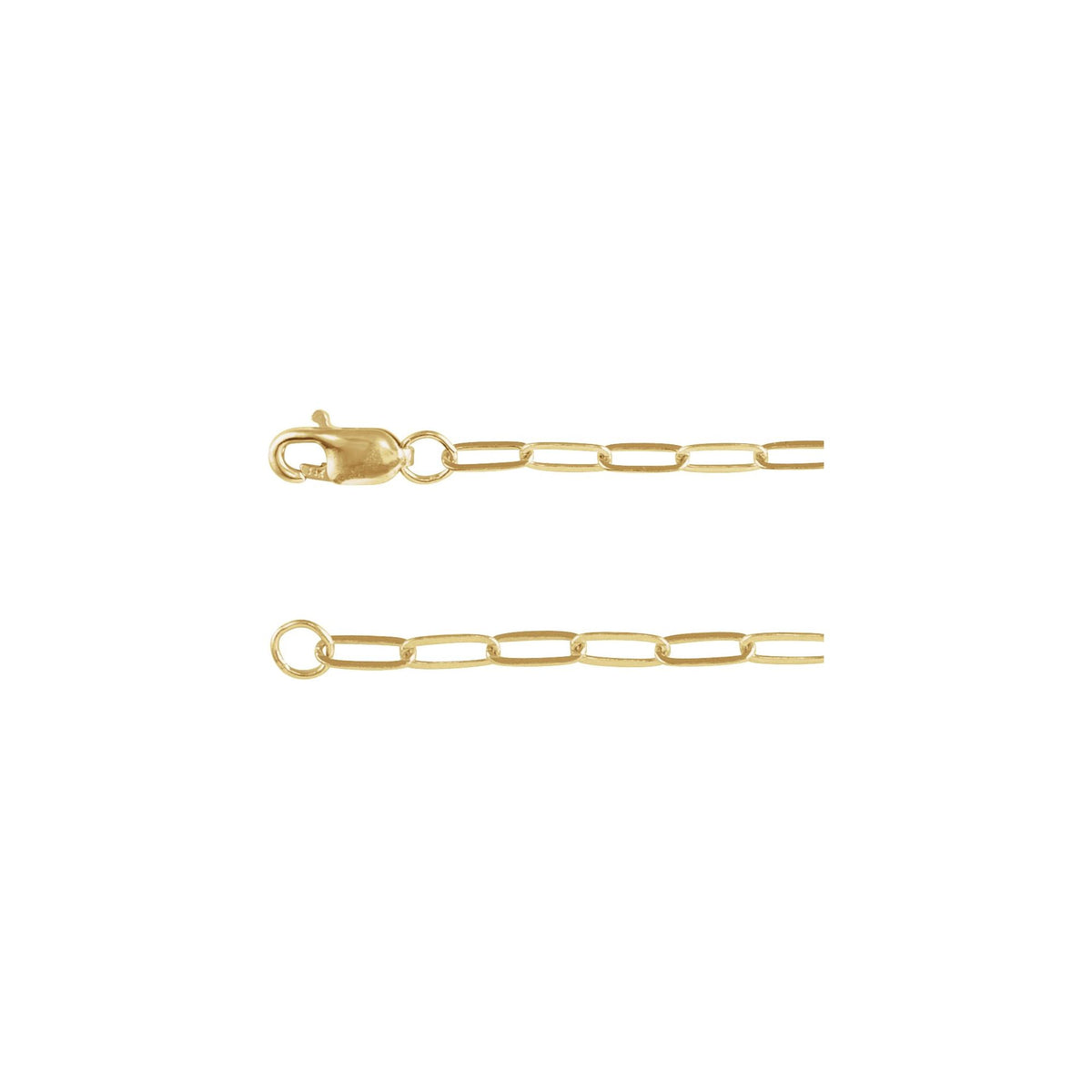 Paperclip-Style Chain 2.1mm