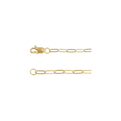 Paperclip-Style Chain 2.1mm