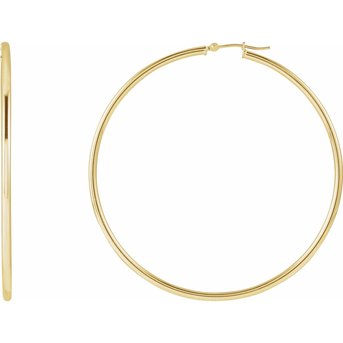 Tube Hoop Earrings 2