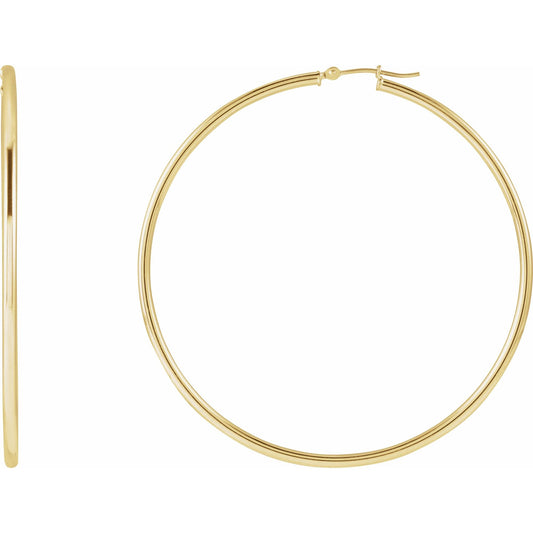Tube Hoop Earrings 2