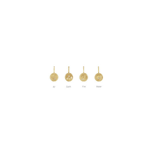 Natural Diamond Element Charm/Pendant