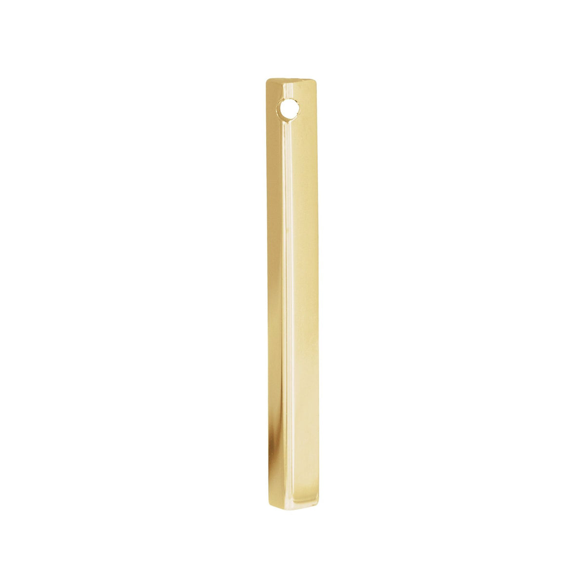 Engravable Three-Sided Bar Pendant
