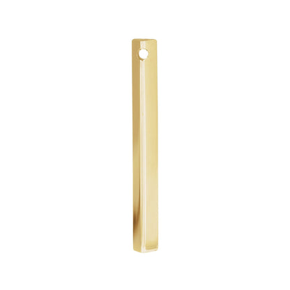Engravable Three-Sided Bar Pendant
