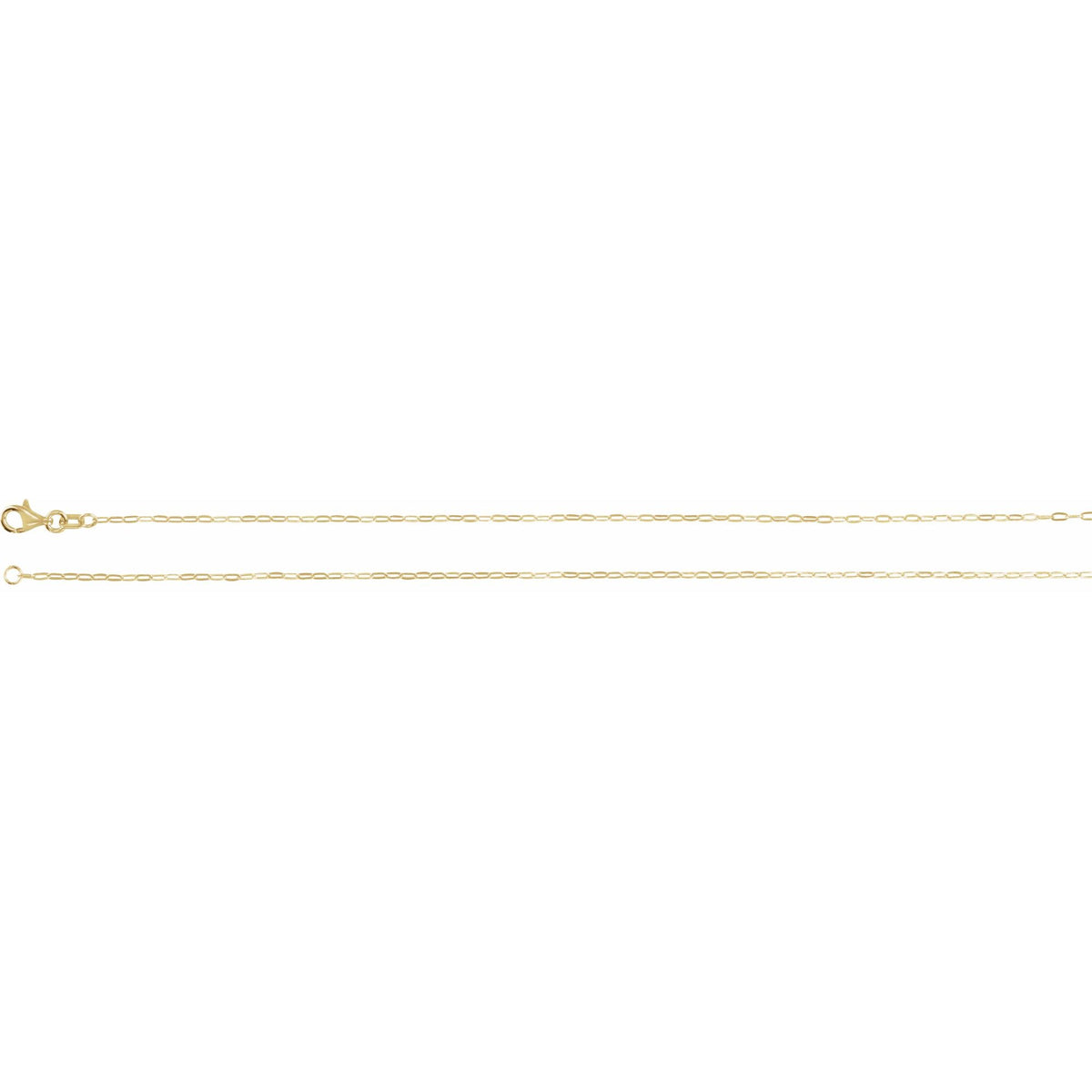Paperclip-Style Chain 1.25mm