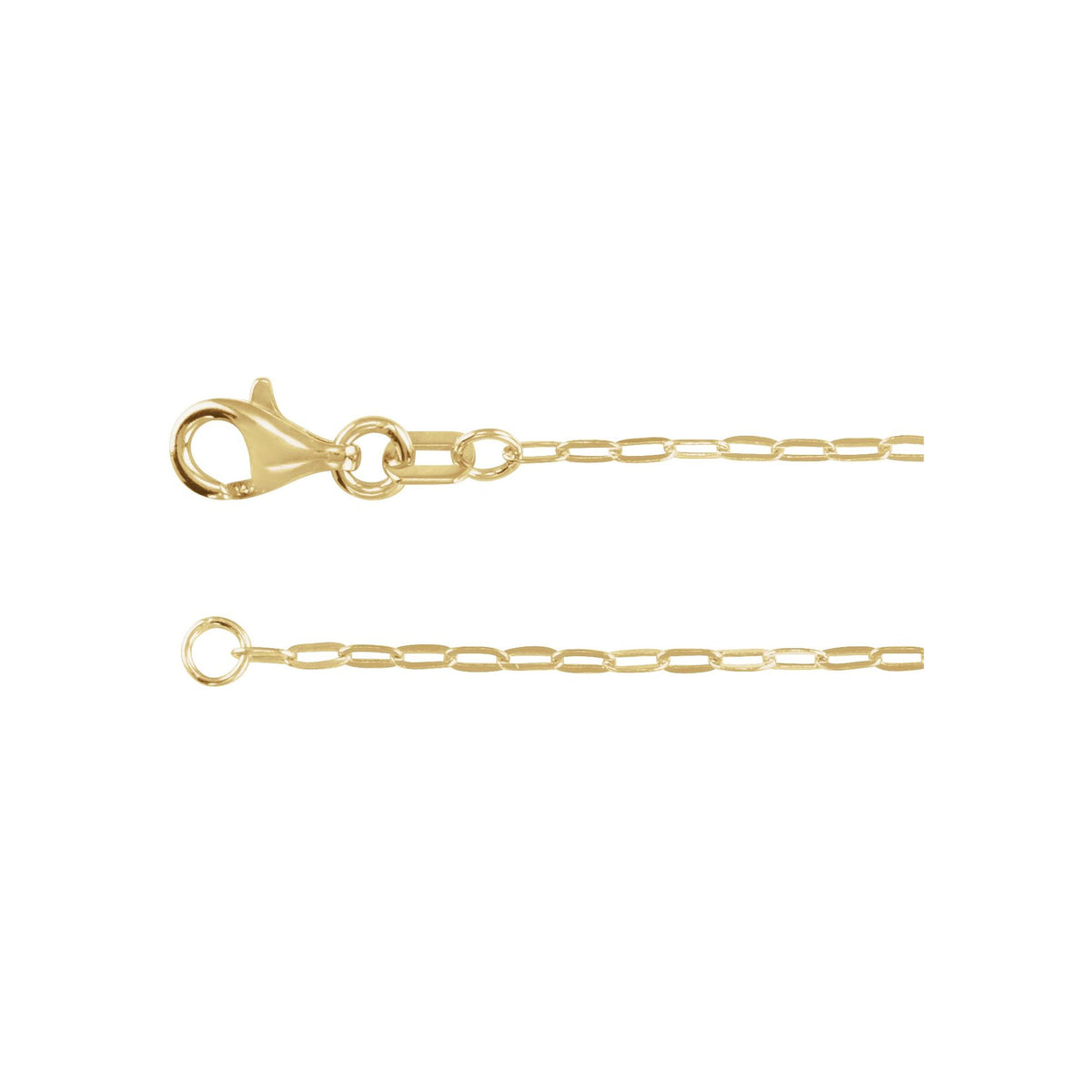 Paperclip-Style Chain 1.25mm