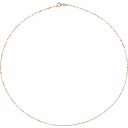 Paperclip-Style Chain 1.25mm