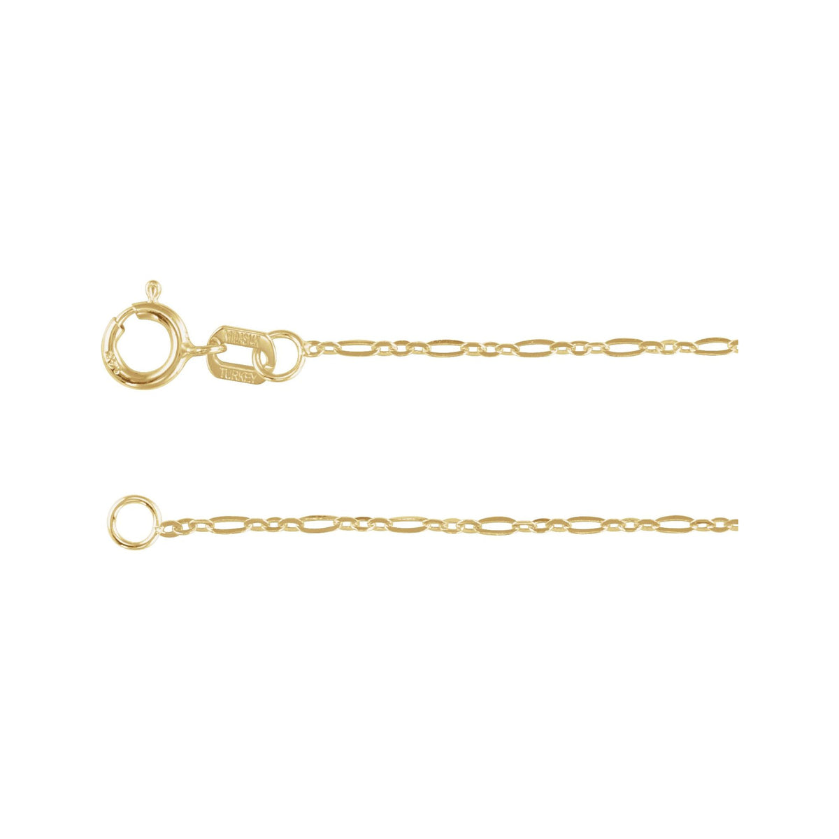 Figaro Chain 1.25mm