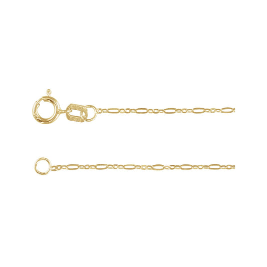Figaro Chain 1.25mm
