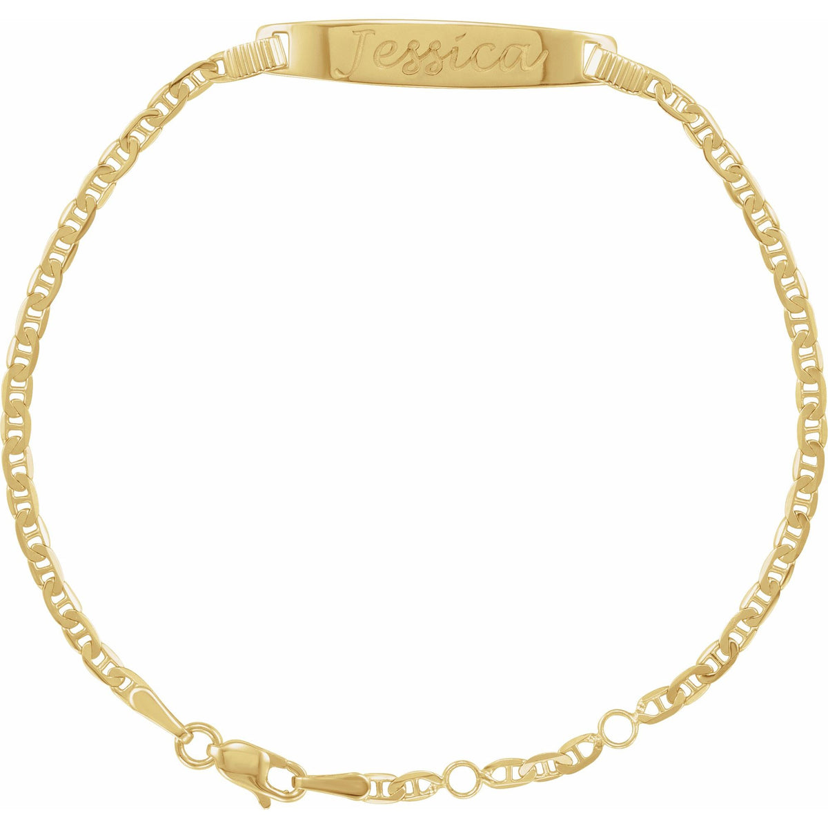 Adjustable Anchor Identification 6-7" Bracelet