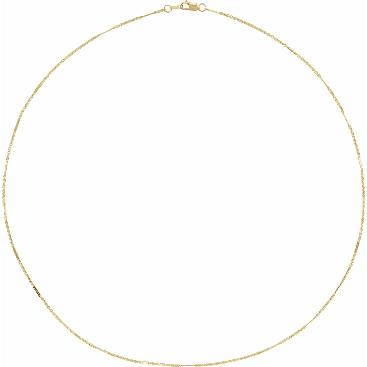 1.1 mm Dapped Cable 16" Chain