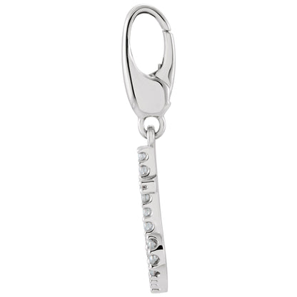 1/8 CTW Natural Diamond Anchor Charm/Pendant