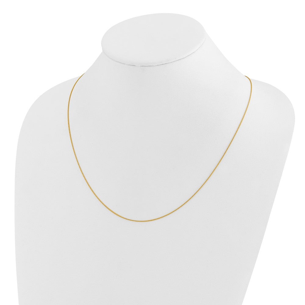 Adjustable .85mm Wheat Chain - Yellow Gold