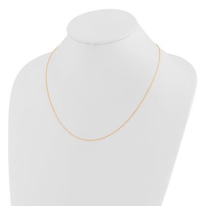 Adjustable .8mm D/C Wheat Chain - Yellow Gold