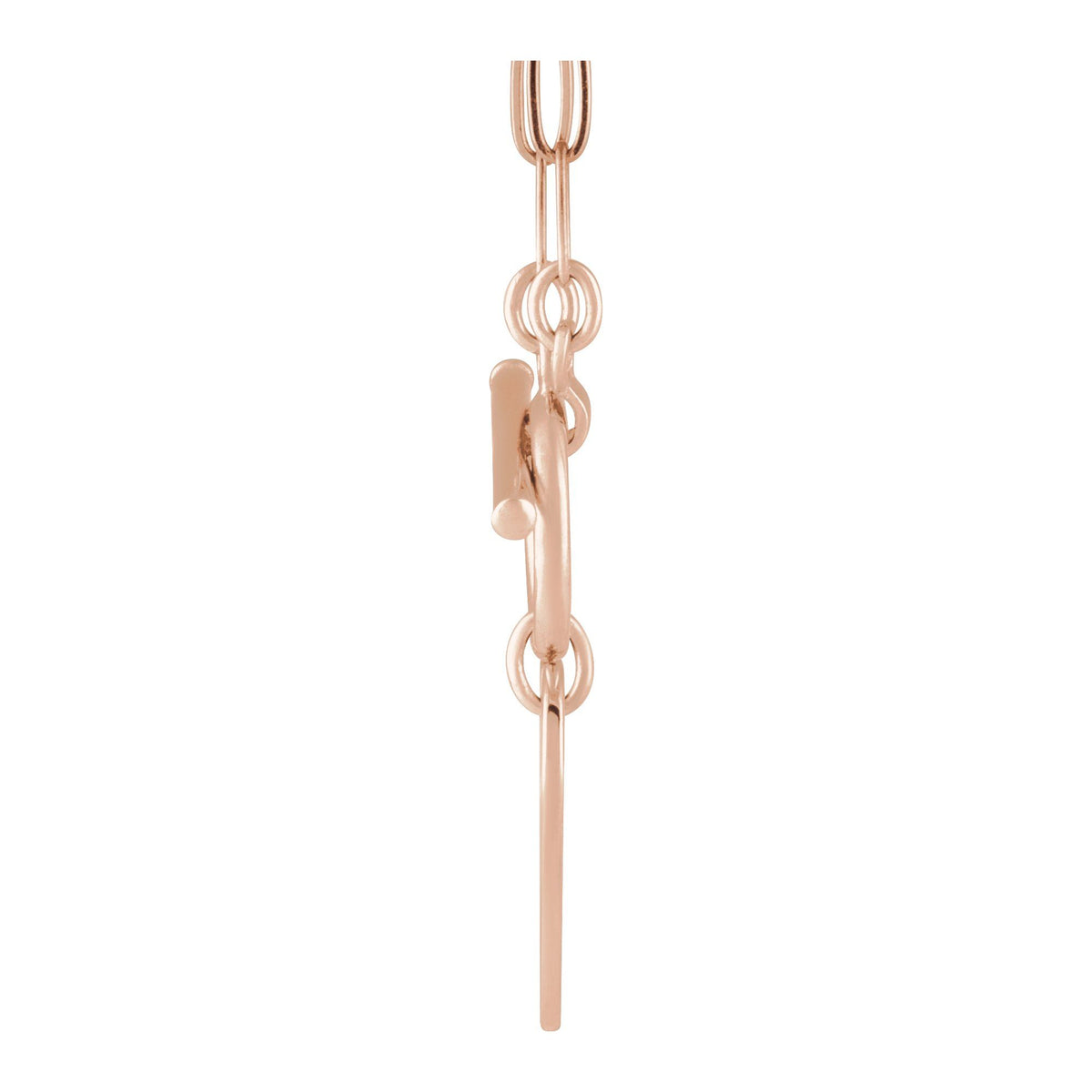 Engravable Heart Toggle 18" Necklace