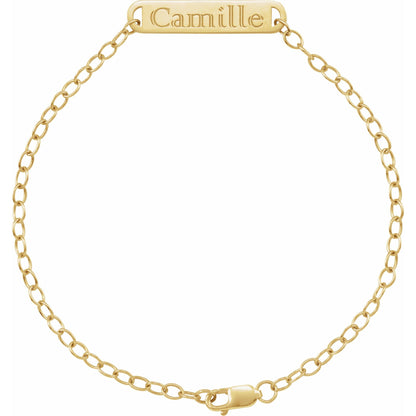 Engravable Bar 7" Bracelet