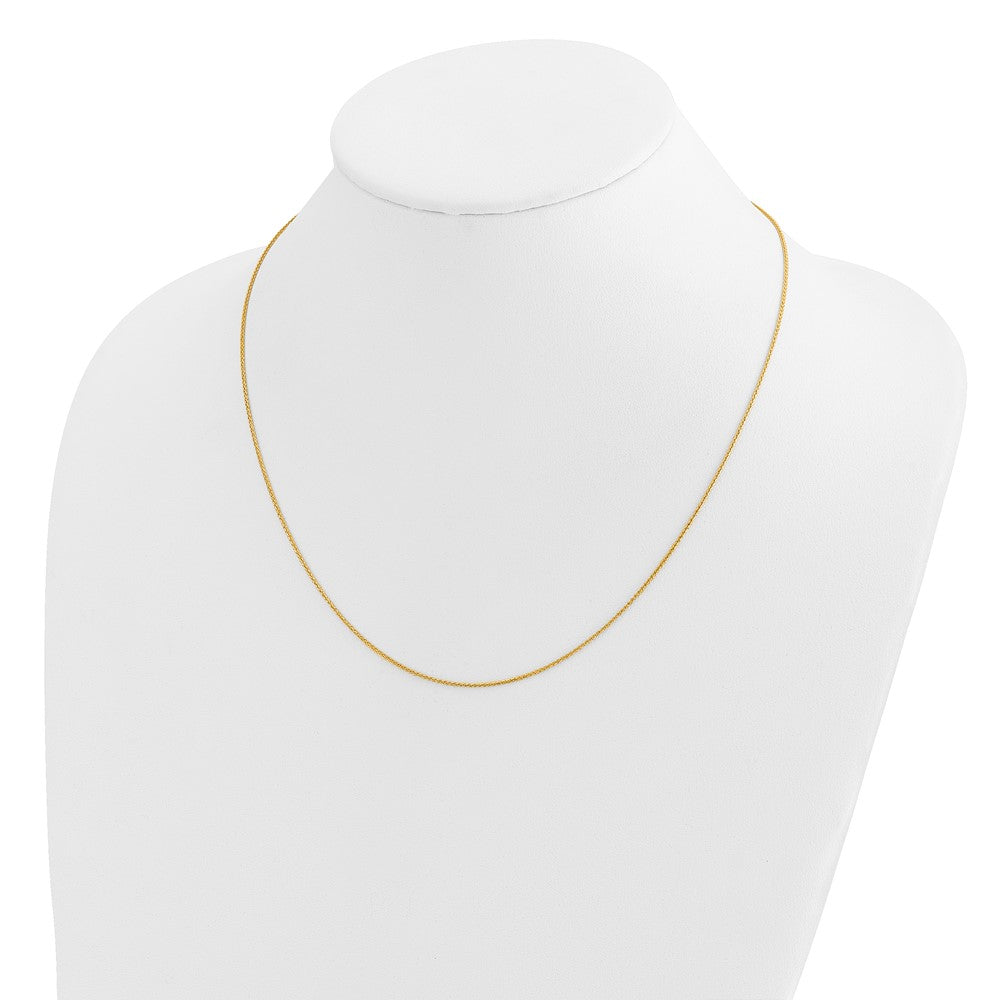 Adjustable .95mm D/C Wheat Chain - Yellow Gold