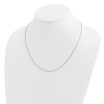 Adjustable .95mm D/C Wheat Chain - Yellow Gold
