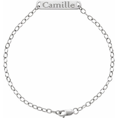 Engravable Bar 7" Bracelet