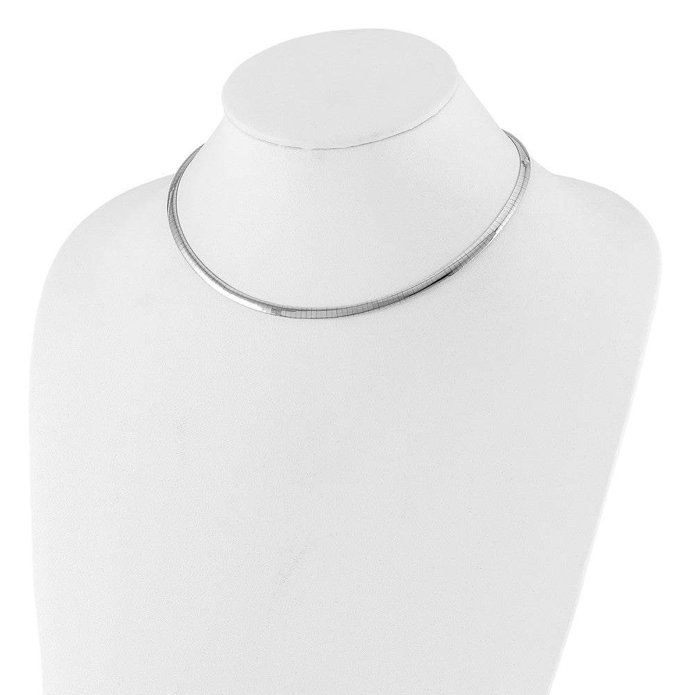 4mm Reversible Omega Necklace - 16.92-19.59g
