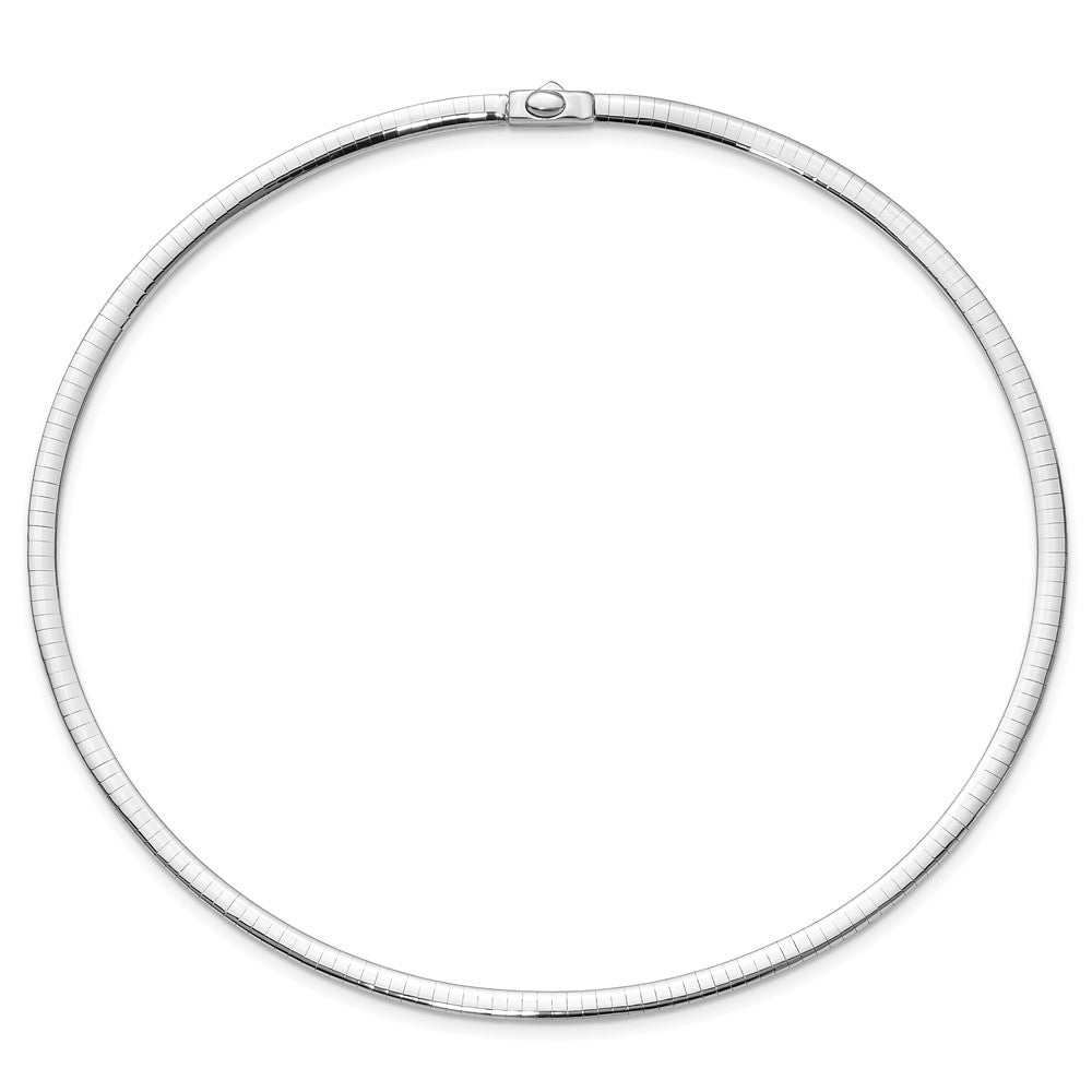 4mm Reversible Omega Necklace - 16.92-19.59g
