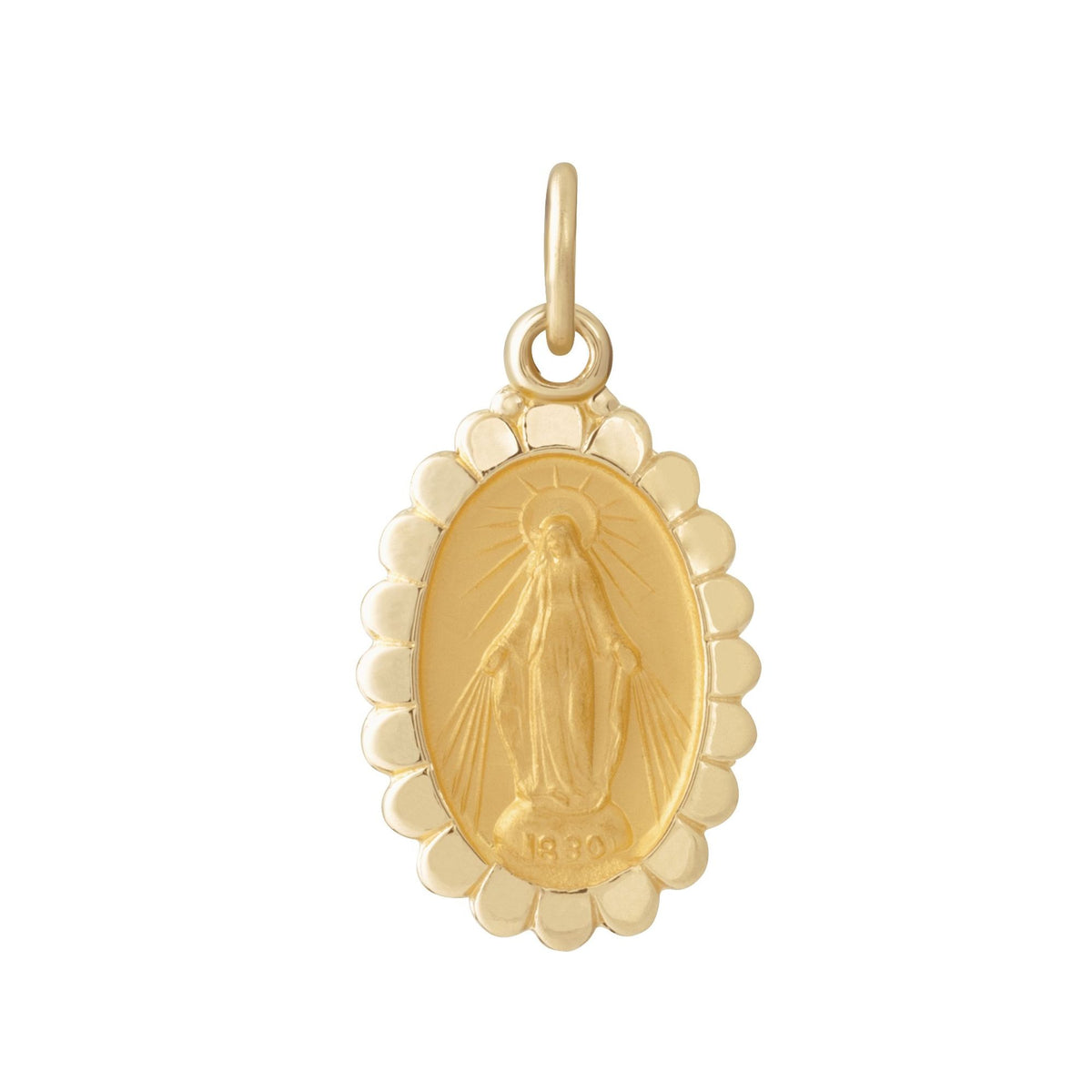 17x11 mm Oval Miraculous Medal