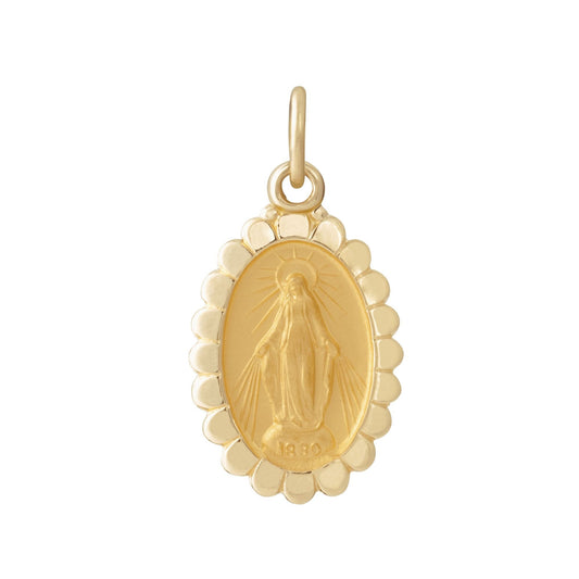 17x11 mm Oval Miraculous Medal