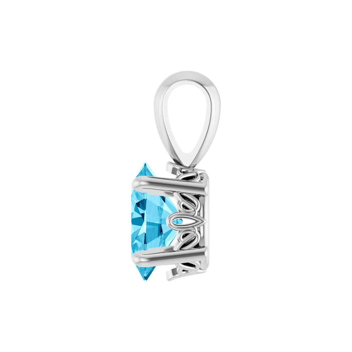 Natural Aquamarine Pendant