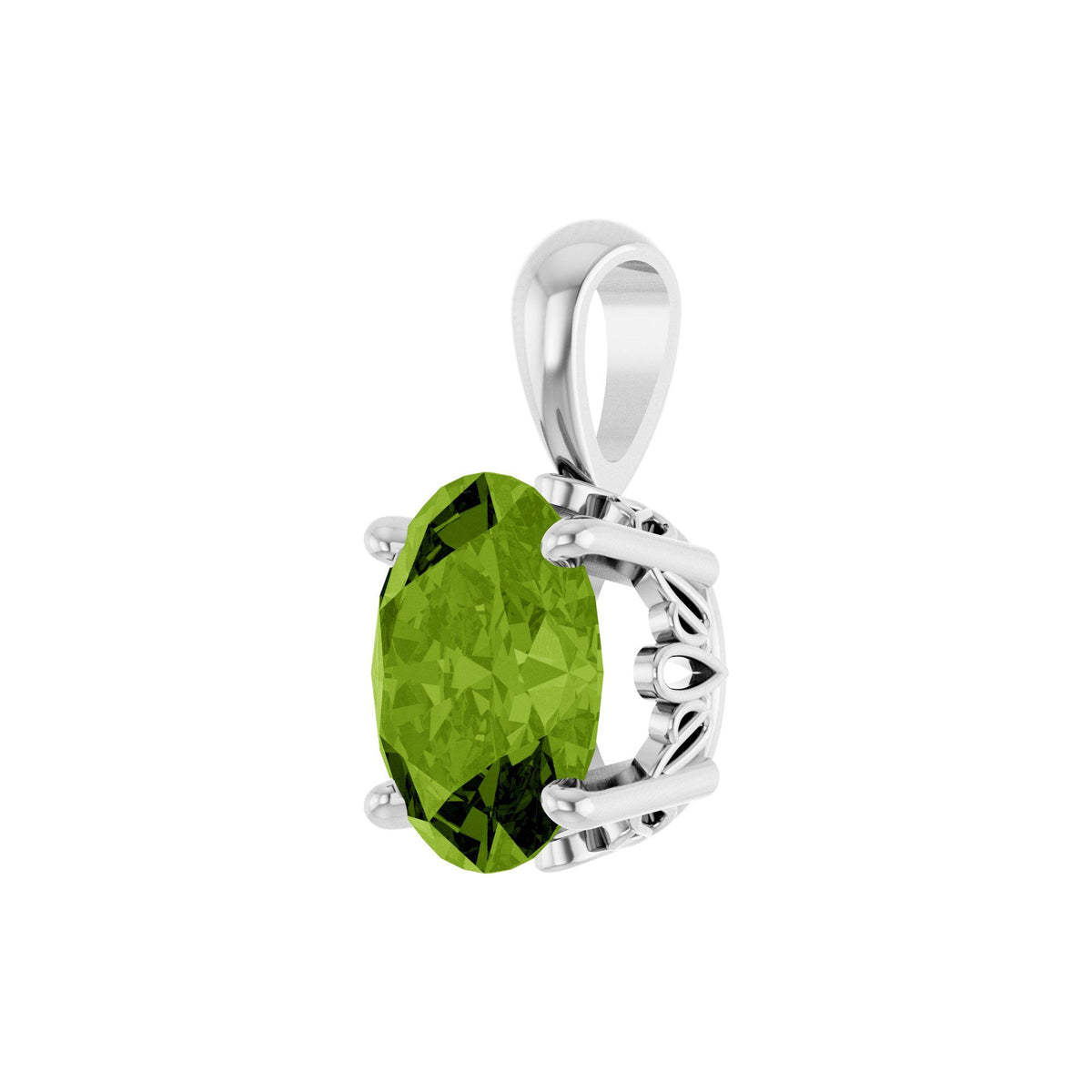 Natural Peridot Pendant