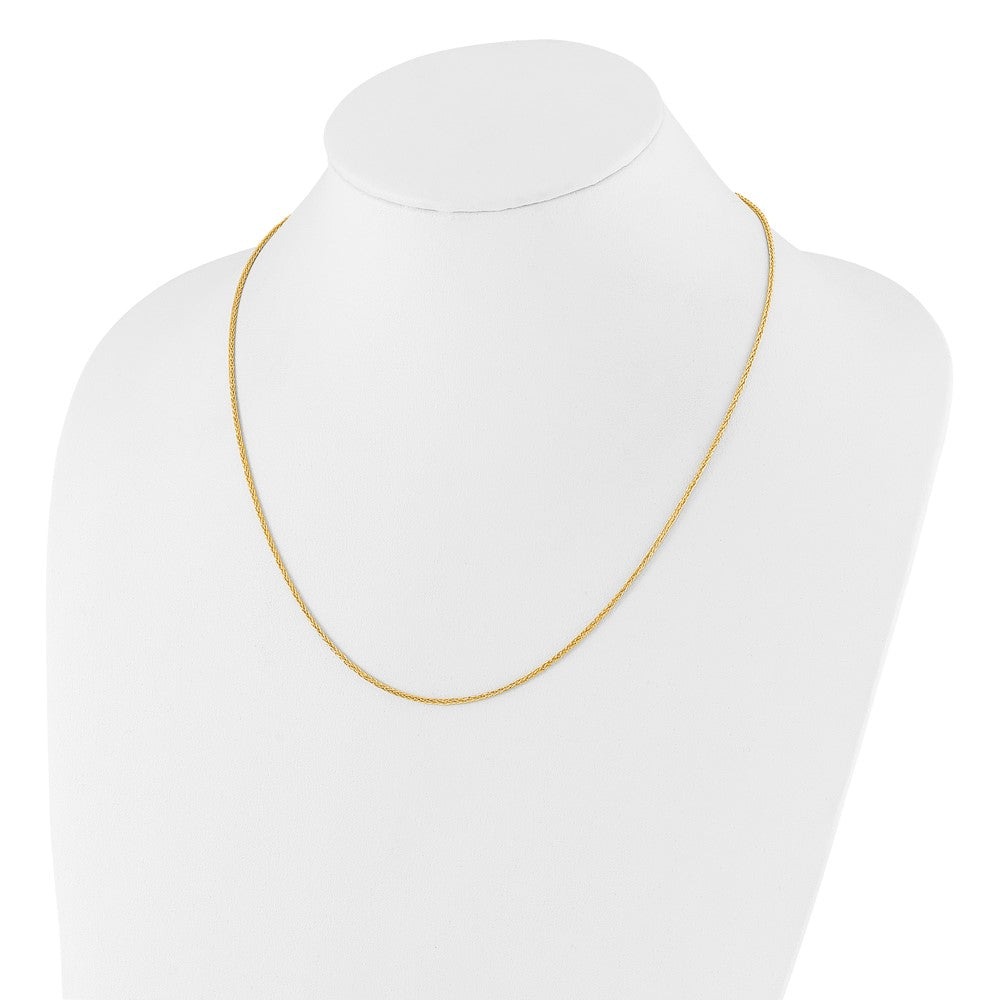 Adjustable 1.5mm Wheat Chain - Yellow Gold